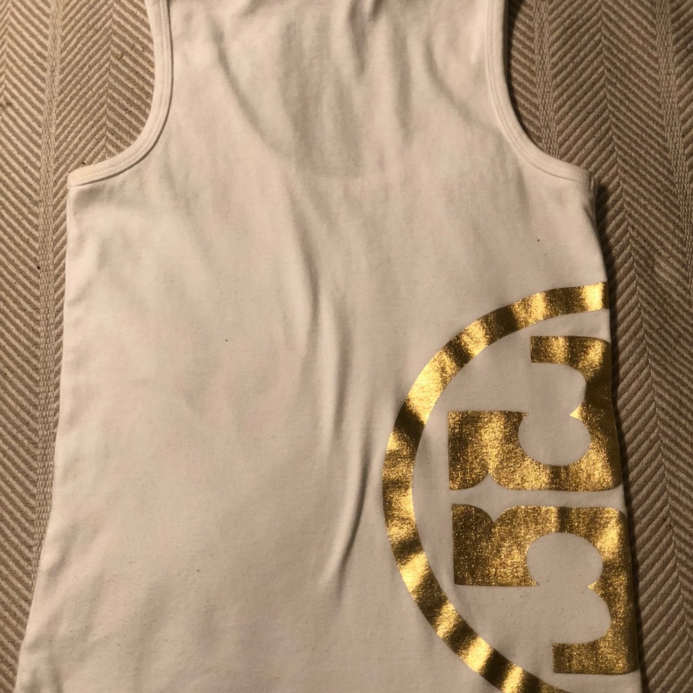 White Tory Burch Tank w/ Gold Logo